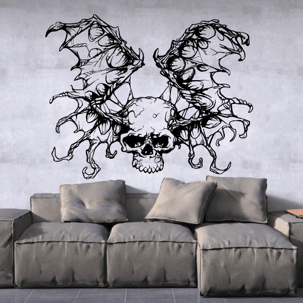 Image of Demon Skull Decals