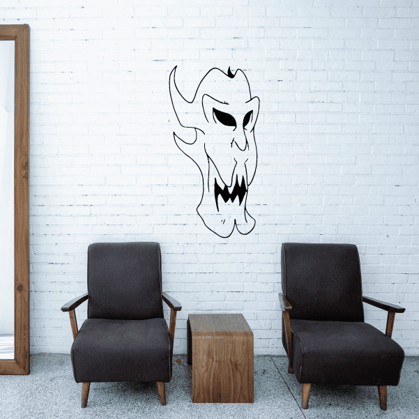 Image of Demon Skull Decals