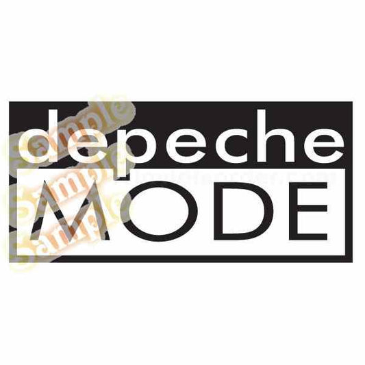 Image of Depeche Mode Rectangle Decal