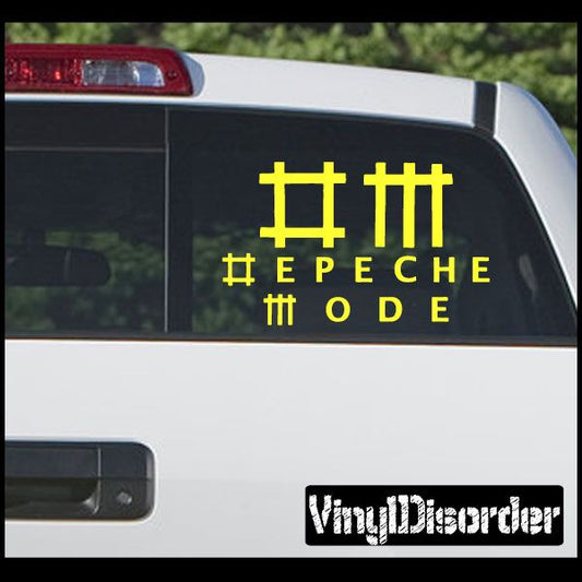 Image of Depeche Mode Totu Decal