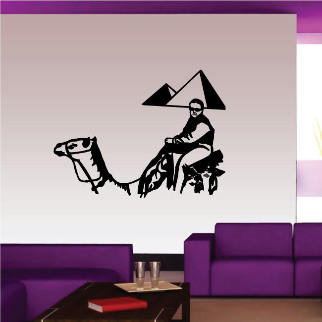 Image of Desert Scene Camel Decal