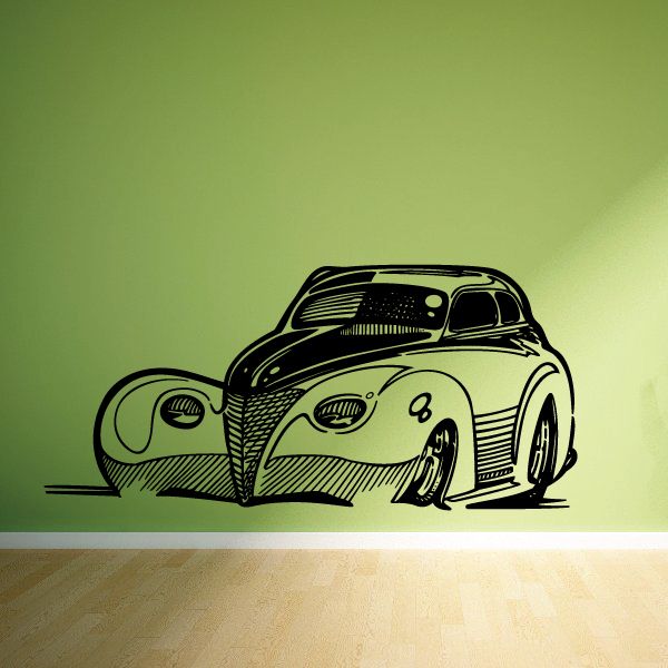 Image of Detailed 34 Buick Cartoon Decal