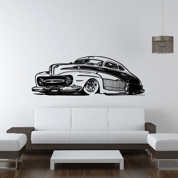 Image of Detailed Buick Laying Low Lead Sled Decal