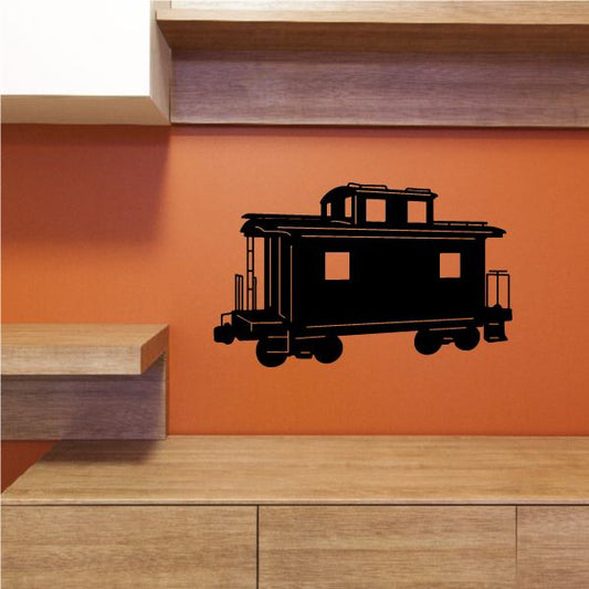 Image of Detailed Caboose Rear Decal