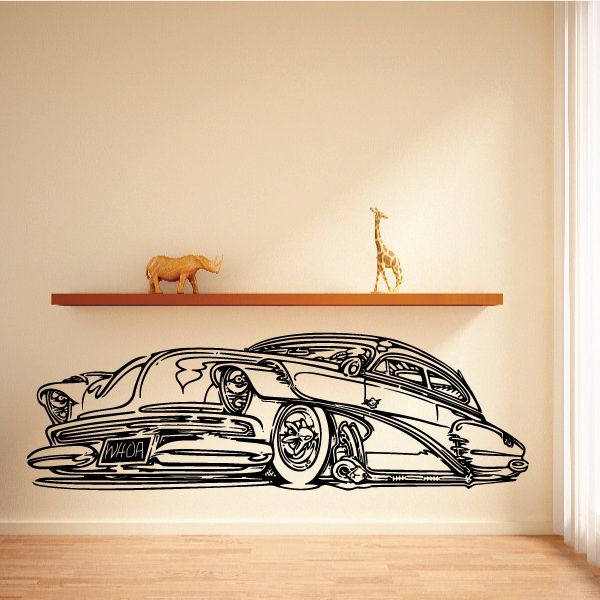 Image of Detailed Chevy Laying Low Lead Sled Decal