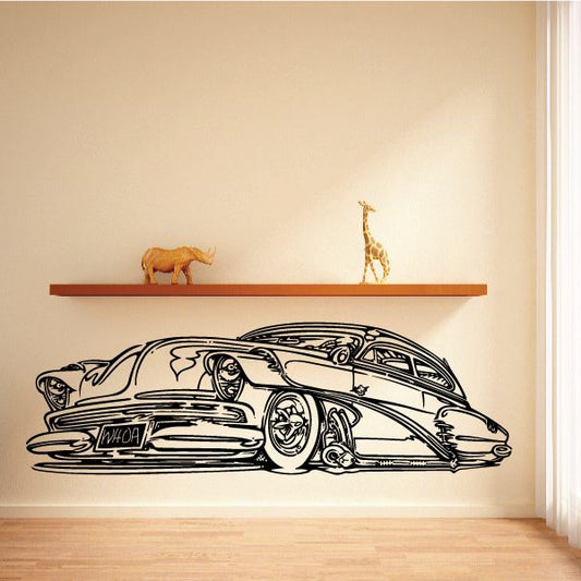 Image of Detailed Chevy Laying Low Lead Sled Decal