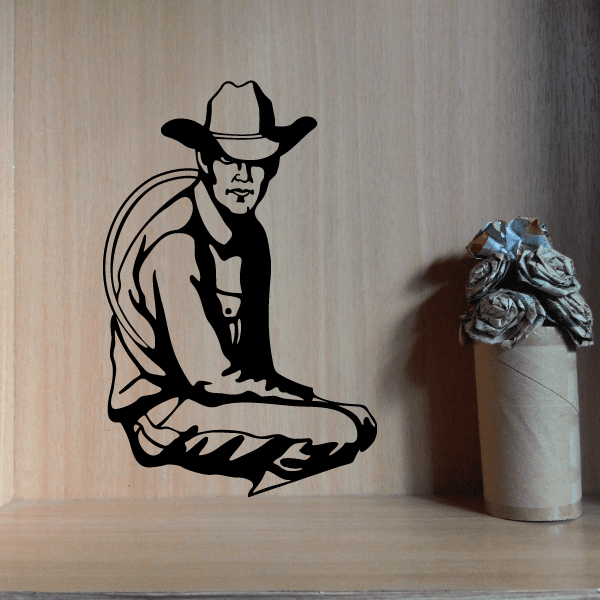 Image of Detailed Cowboy Decals