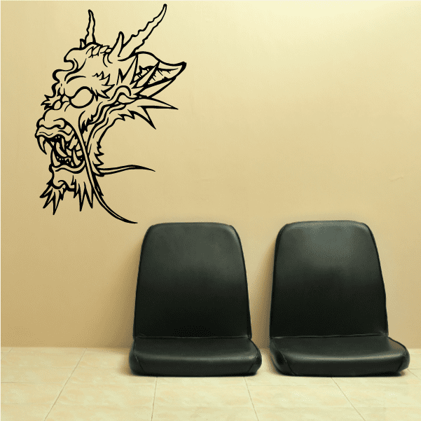 Image of Detailed Dragon Head Decals