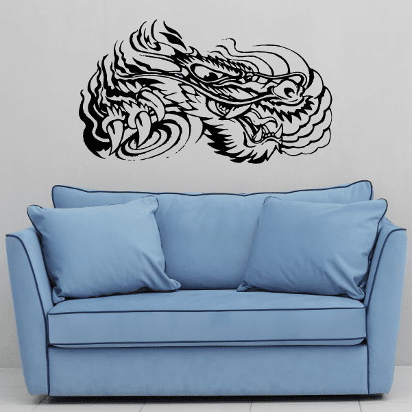 Image of Detailed Dragon Head Decals