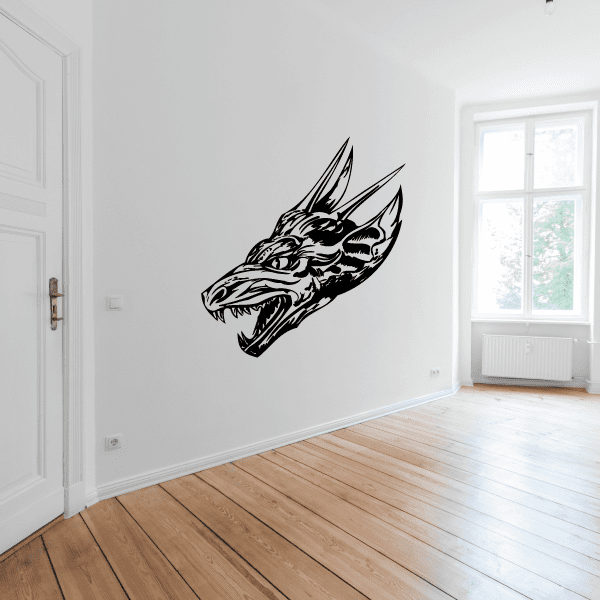 Image of Detailed Dragon Head Decals