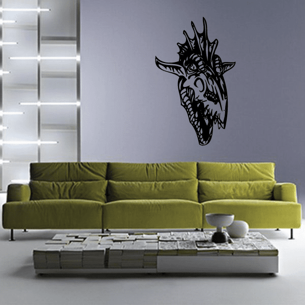 Image of Detailed Dragon Head Decals