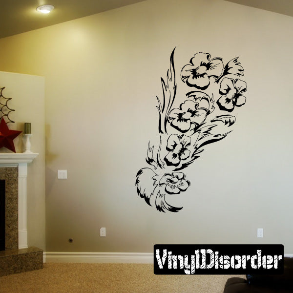 Image of Detailed Flower Decals