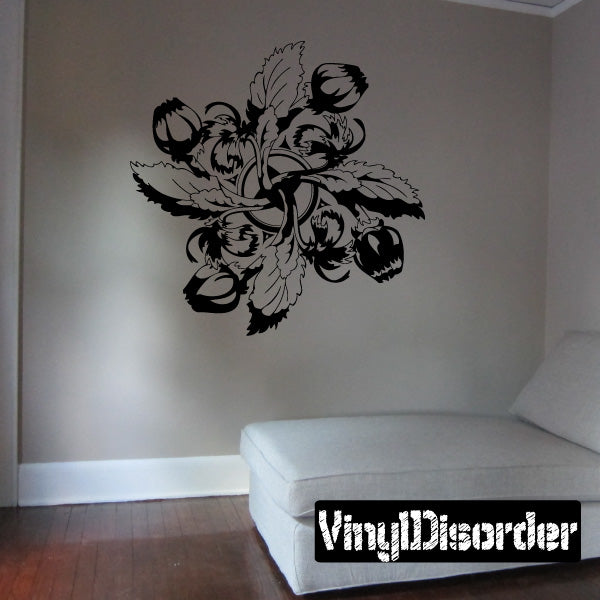 Image of Detailed Flower Decals