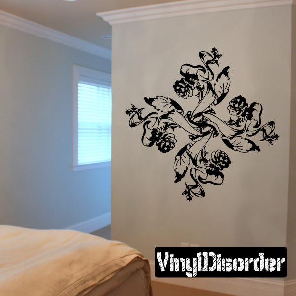 Image of Detailed Flower Decals