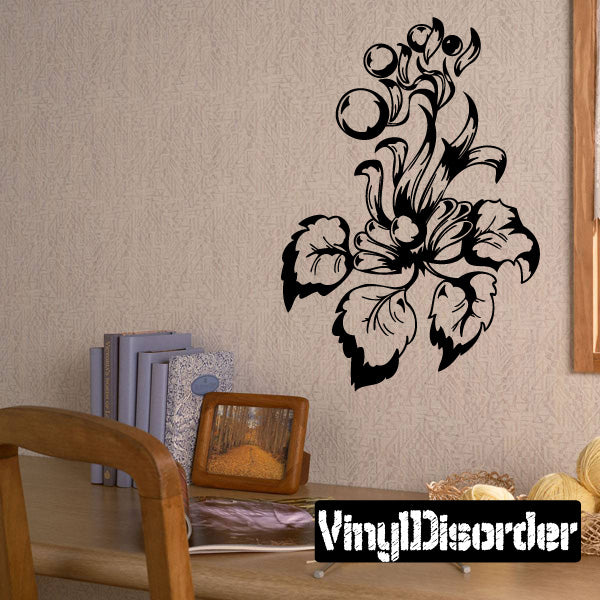 Image of Detailed Flower Decals