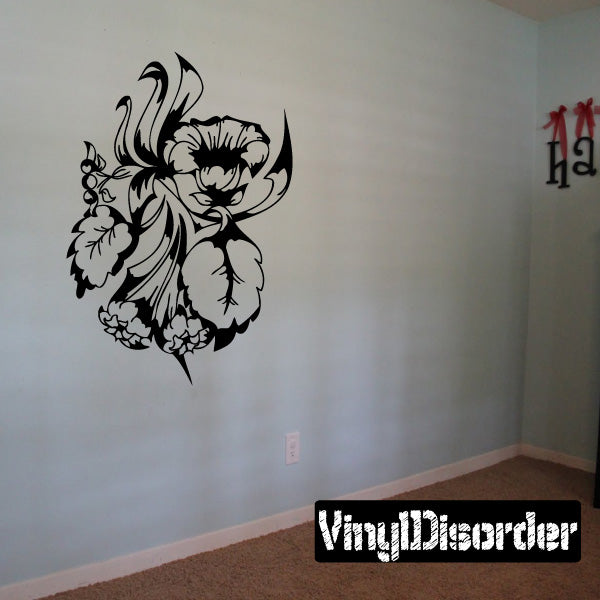 Image of Detailed Flower Decals