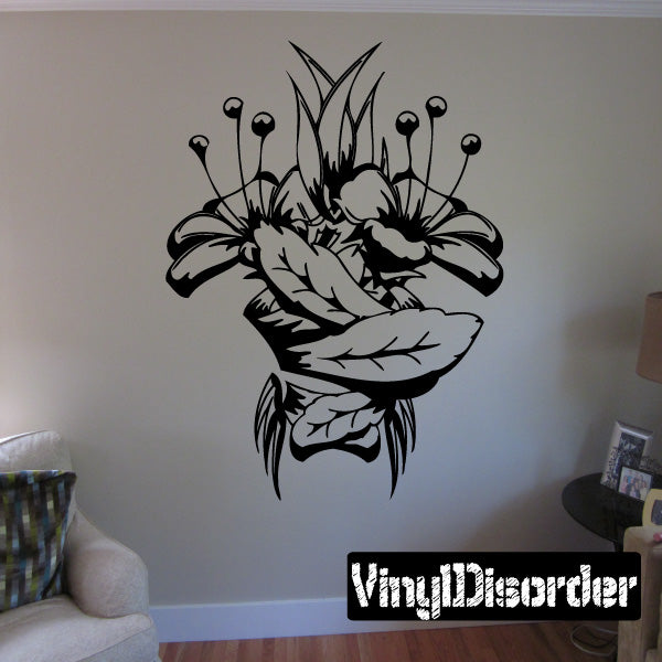 Image of Detailed Flower Decals