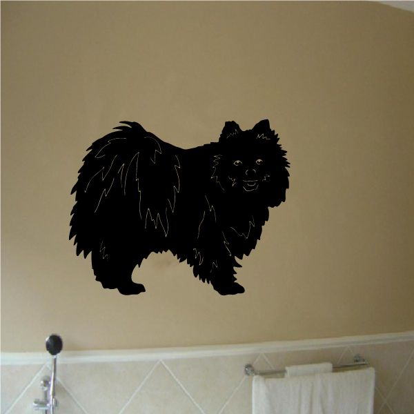 Image of Detailed Pomeranian Decal