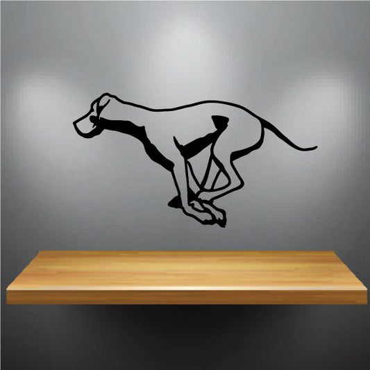 Image of Detailed Racing Great Dane Decal