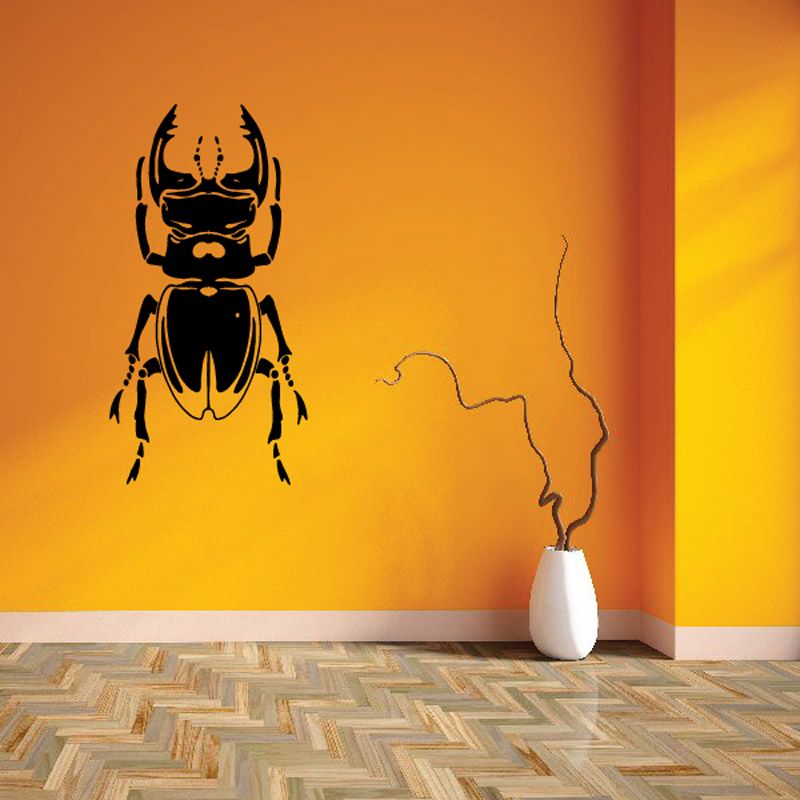 Image of Detailed Stag Beetle Decal