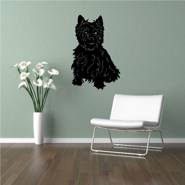 Image of Detailed West Highland White Terrier Decal