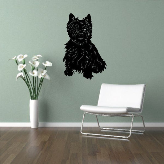 Image of Detailed West Highland White Terrier Decal