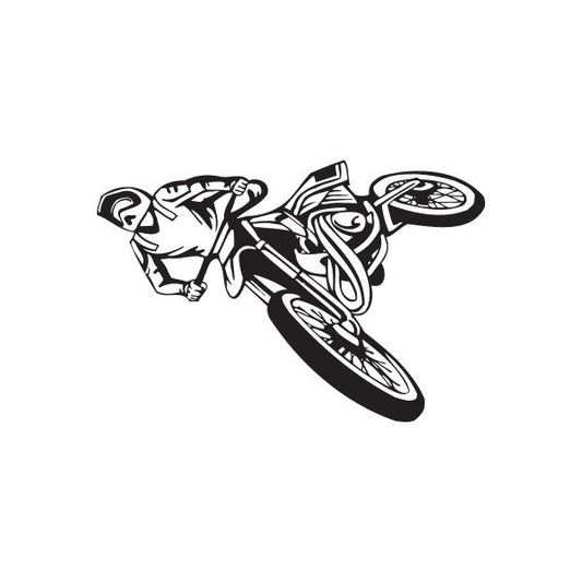 Image of Detailed Whip Jump Dirt Bike Decal