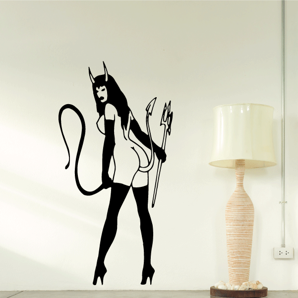 Image of Devil Girl Decals