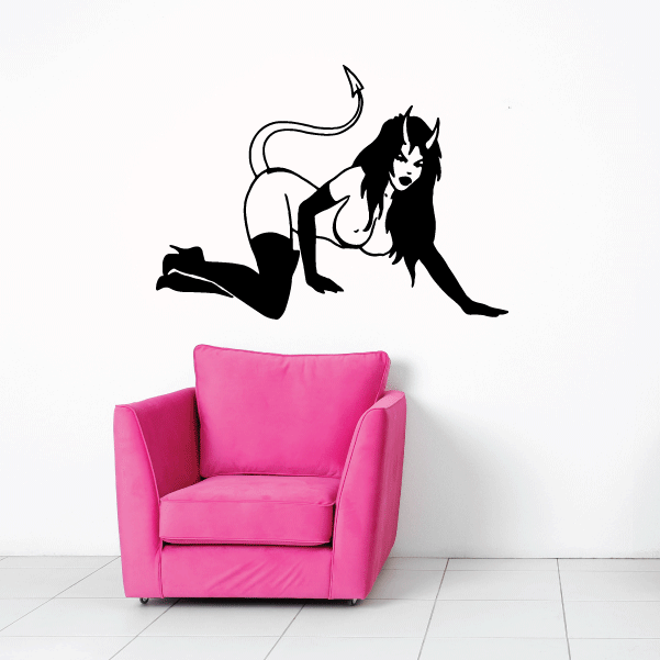 Image of Devil Girl Decals