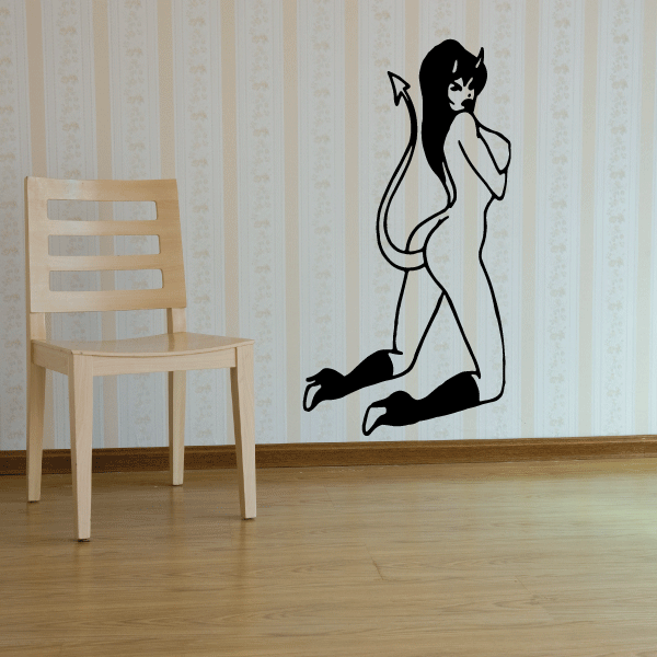 Image of Devil Girl Decals