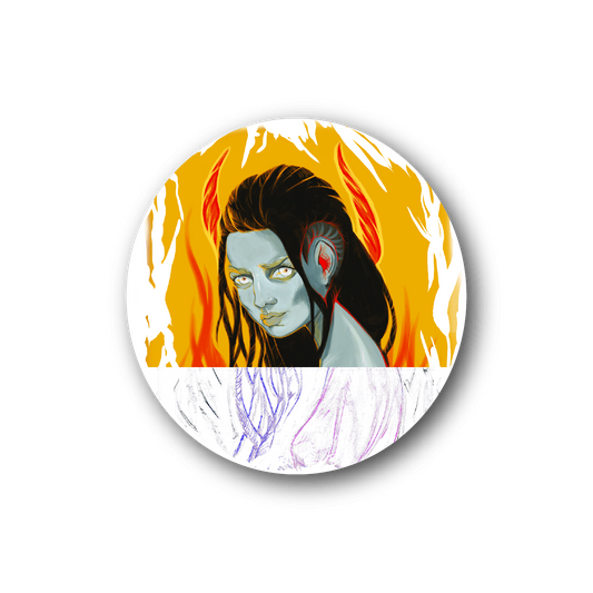 Image of Devil Girl Sticker