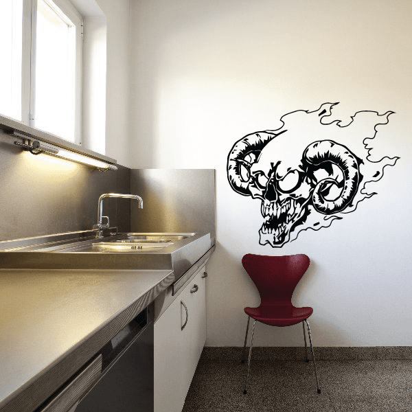 Image of Devil Skull Decals