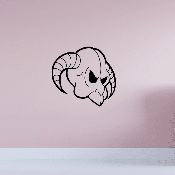 Image of Devil Skull Decals