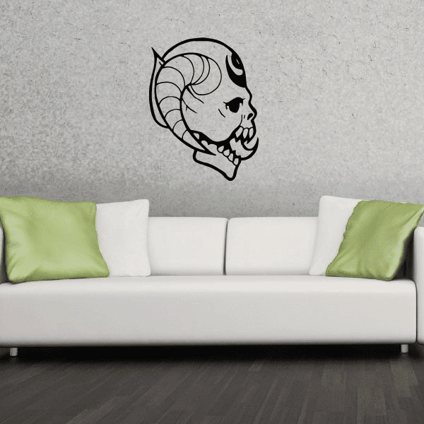 Image of Devil Skull Decals