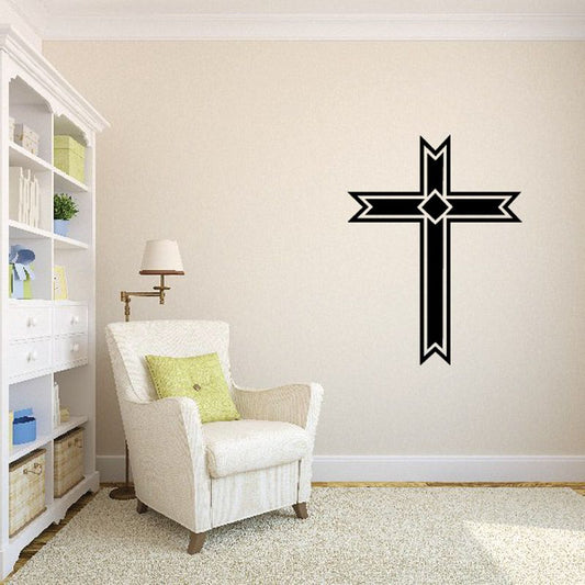 Image of Diamond Cross Decal