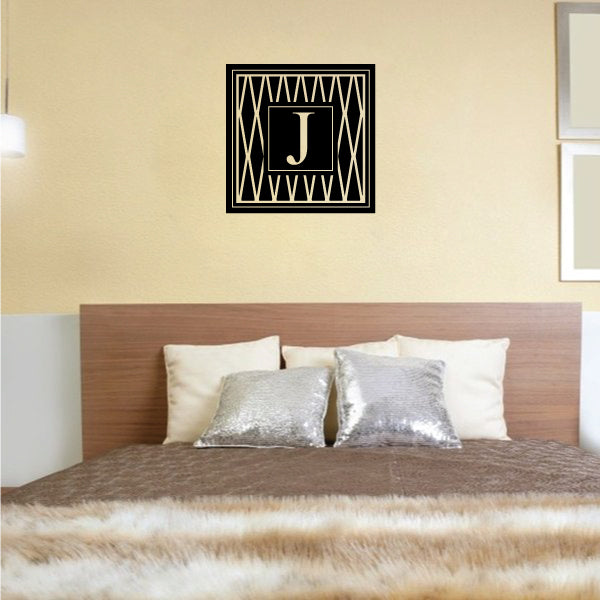 Image of Diamond Monogram Decal