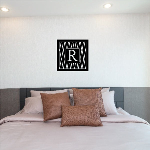 Image of Diamond Monogram Decal