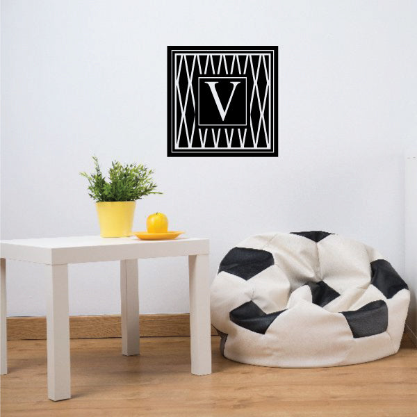 Image of Diamond Monogram Decal