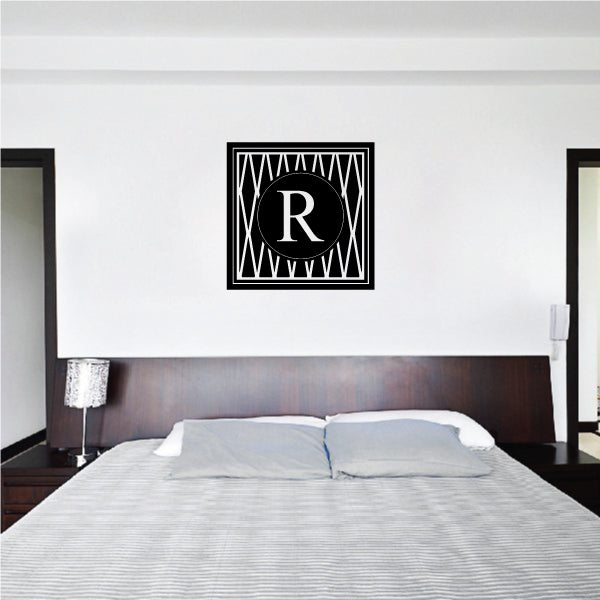 Image of Diamond Monogram Decal