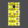 Image of Diamond Pattern Cornhole Board Wraps