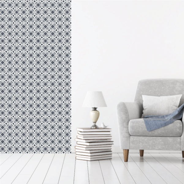 Image of Diamond Pattern Wallpaper