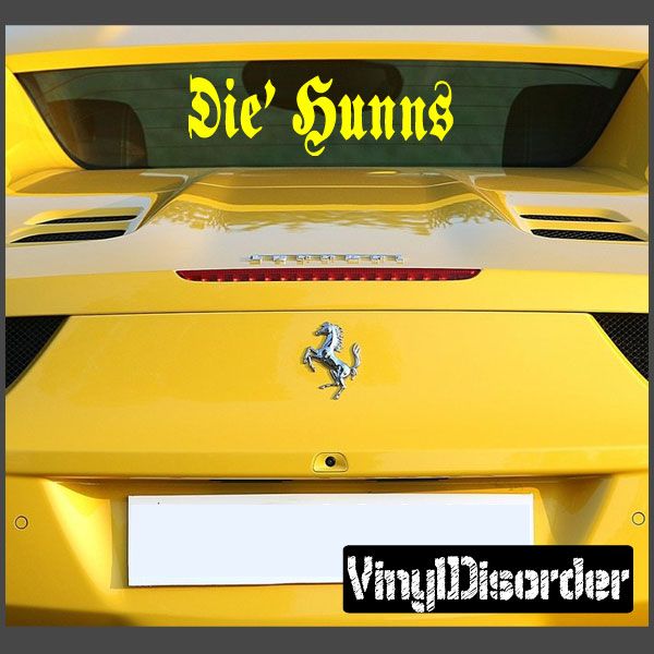 Image of Die Hunns Decal