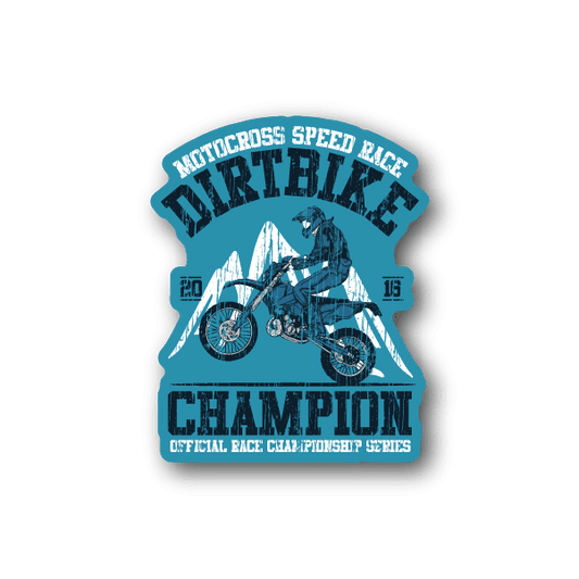 Image of Dirtbike Champion Sticker