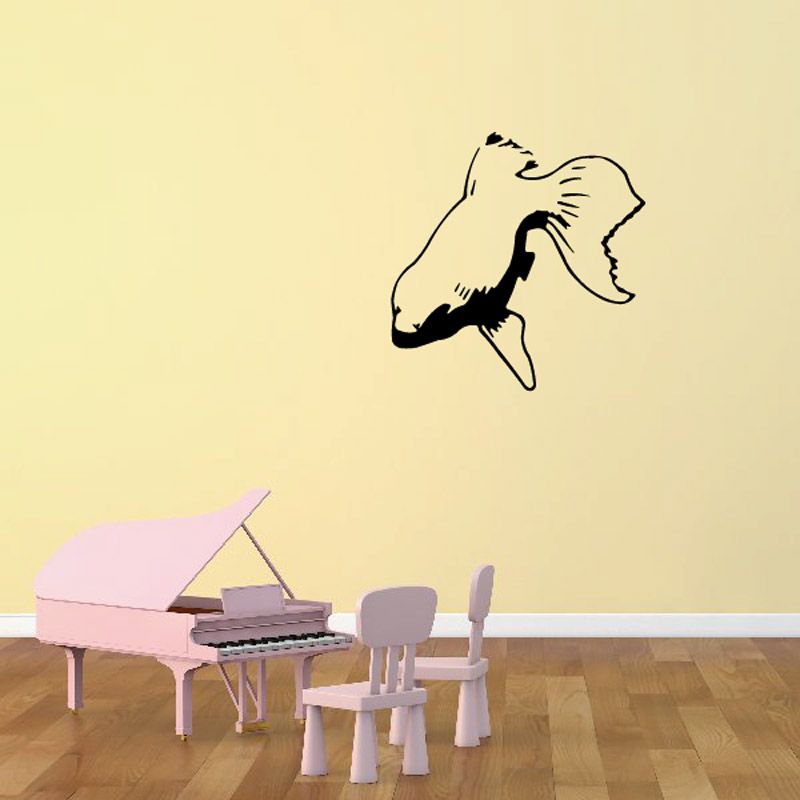 Image of Diving Goldfish Decal