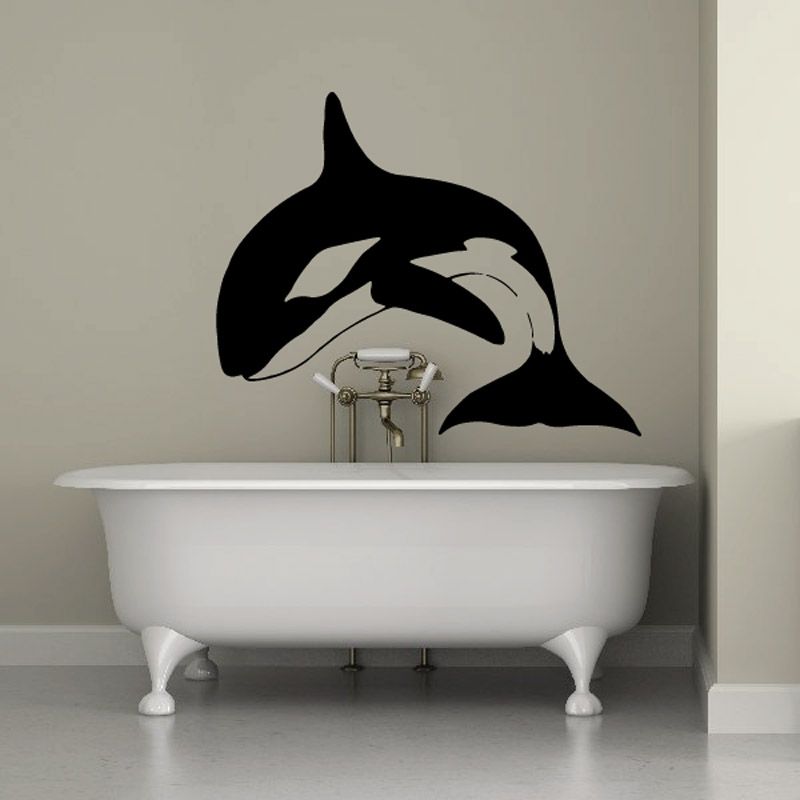 Image of Diving Killer Whale Decal