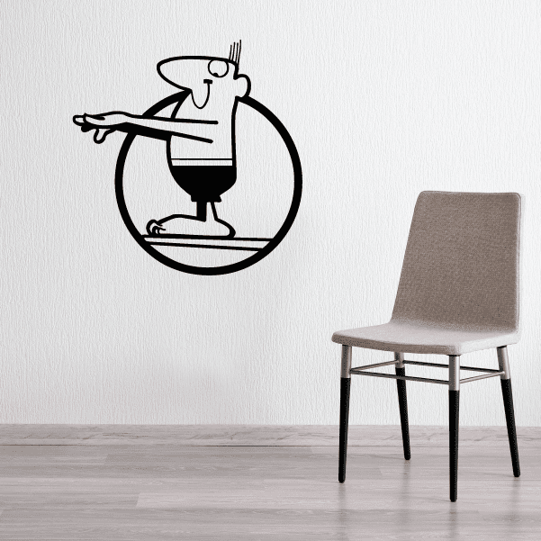 Image of Diving Wall Decal - Vinyl Decal - Car Decal - Bl011