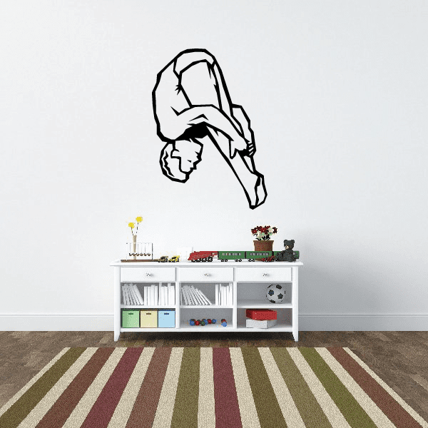 Image of Diving Wall Decal - Vinyl Decal - Car Decal - SM001