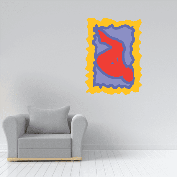 Image of Diving Wall Decal - Vinyl Sticker - Car Sticker - Die Cut Sticker - CDSCOLOR007