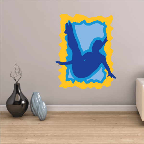 Image of Diving Wall Decal - Vinyl Sticker - Car Sticker - Die Cut Sticker - CDSCOLOR009