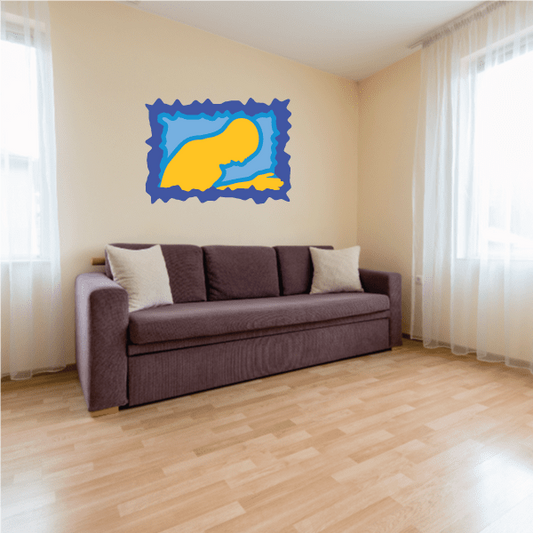 Image of Diving Wall Decal - Vinyl Sticker - Car Sticker - Die Cut Sticker - CDSCOLOR015
